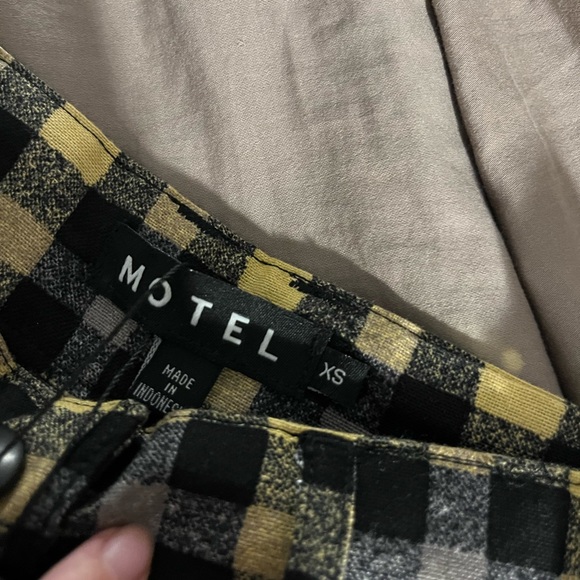 Motel Rocks Misca Trouser 90s Grunge Checked NWT! - Picture 7 of 7